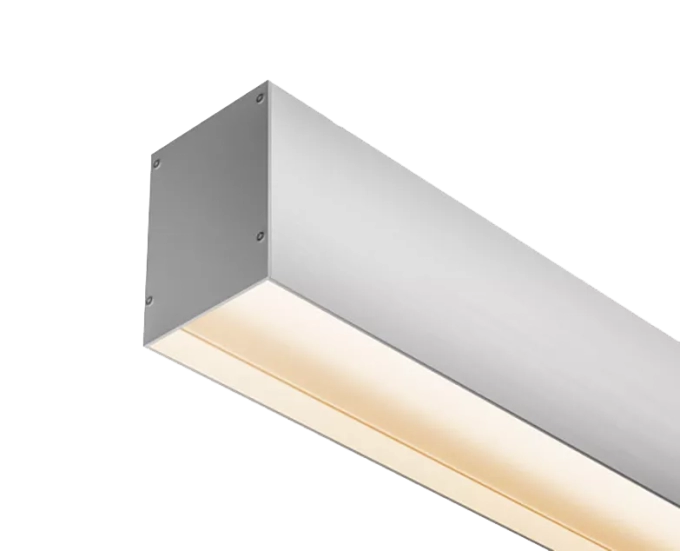 Perfil Powerlume Sobrepor Alumínio Difusor Recuado 63x86mm SBP-R60