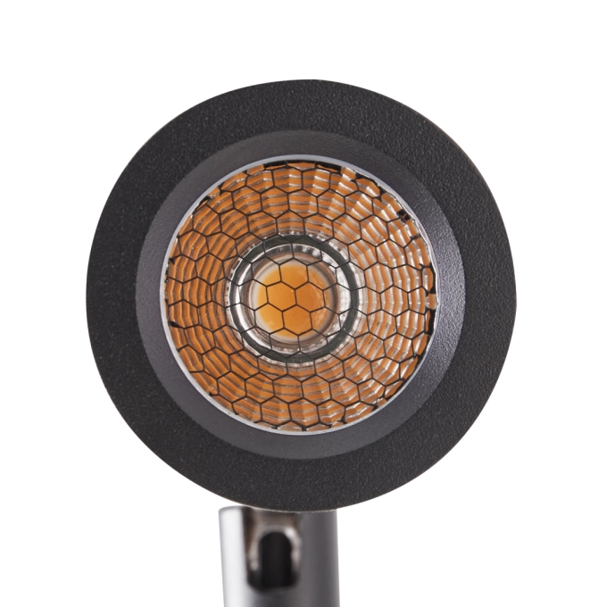 Espeto Nordecor Daya Preto 10 watts 2700K IP67 24° Antiofuscante IRC97 Bivolt Ø50x400mm 6629