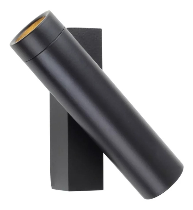 Arandela Spotline Mark Preto 5 watts Bivolt 100x25x55mm 1042/2