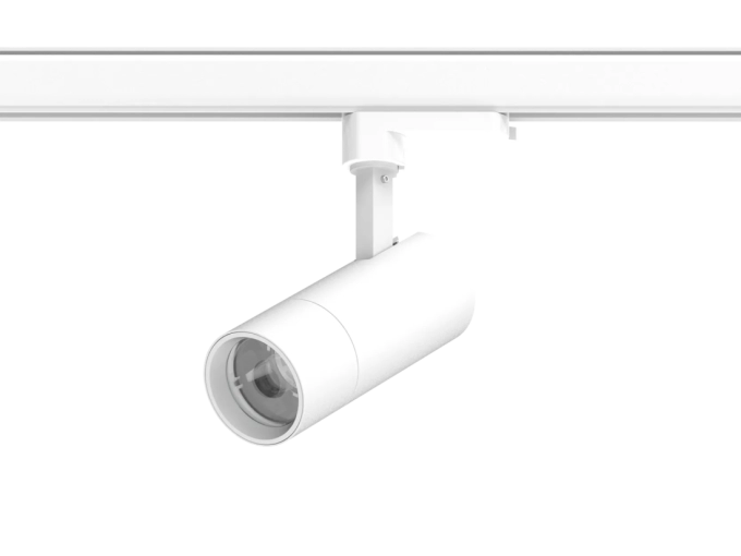 Spot para Trilho Powerlume Spotlight Zoom Lente Regulável Alumínio 20 watts IP40 220V SPOT20ZOOM