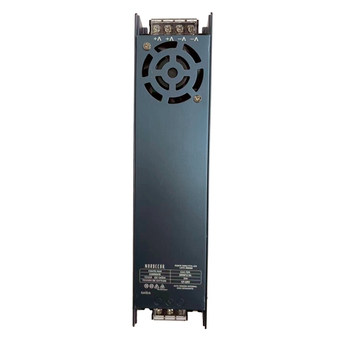 Fonte 24V Nordecor Nord 12,5A 300 watts Bivolt IP20 225x60x30mm 7299