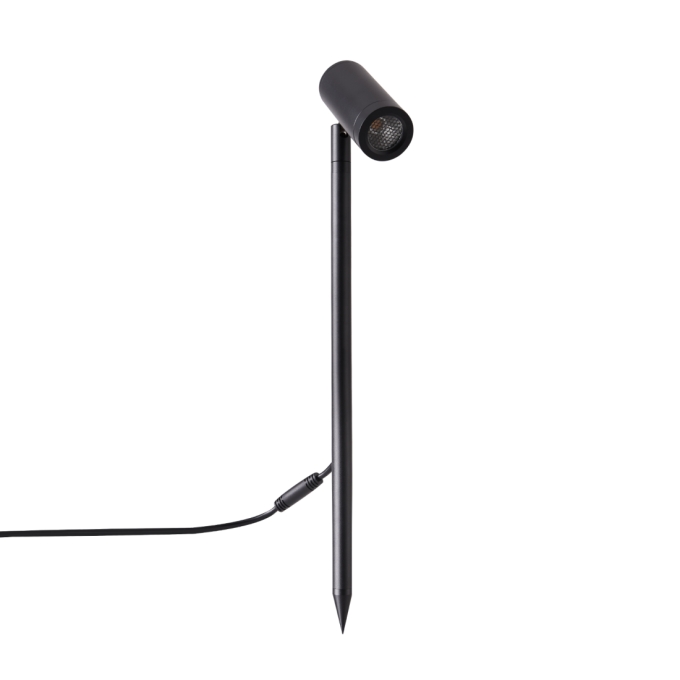 Espeto Nordecor Daya Preto 15 watts 2700K IP67 24° Antiofuscante IRC97 Bivolt Ø60x400mm 6630