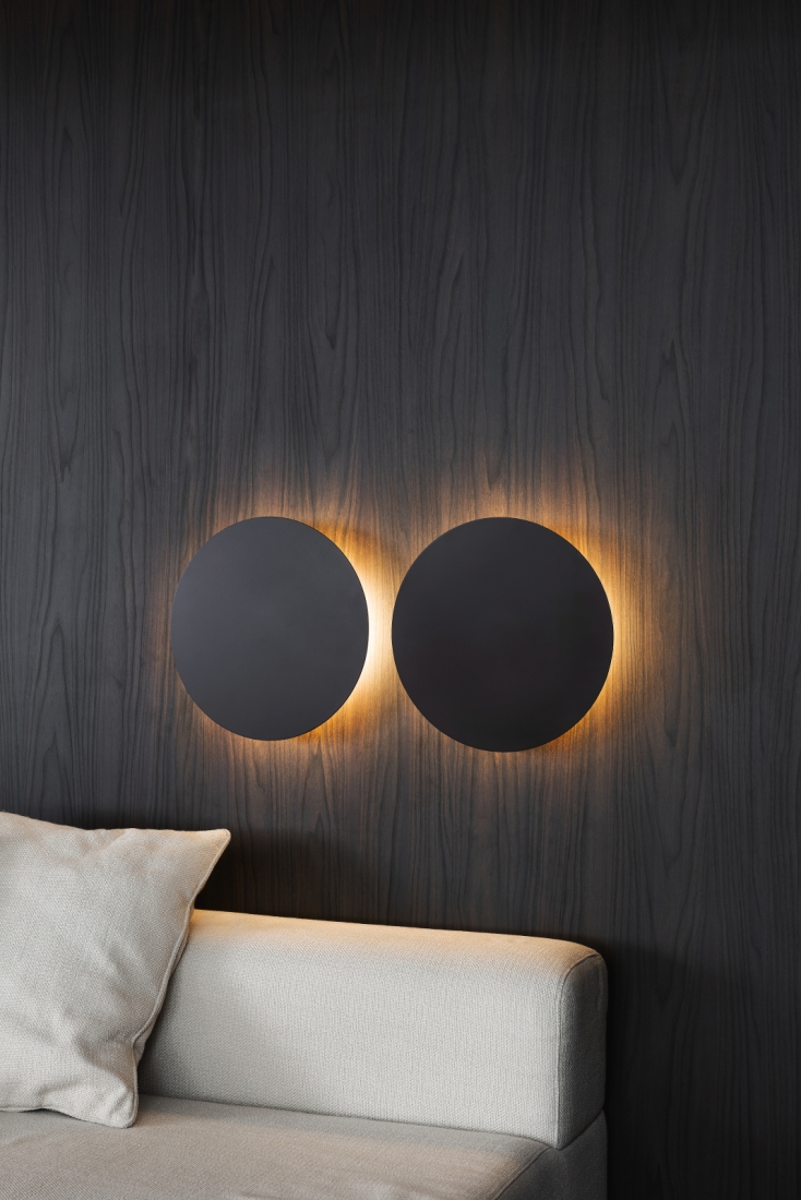 Arandela Bella Itália Eclipse IP65 Externo 3000K Ø320mm 90790317201