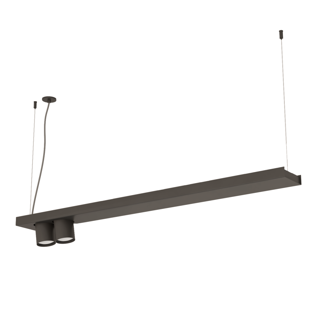 Pendente Bella Itália Sann 01 3000K + 2L AR70 3000K 2000mm 902102042007