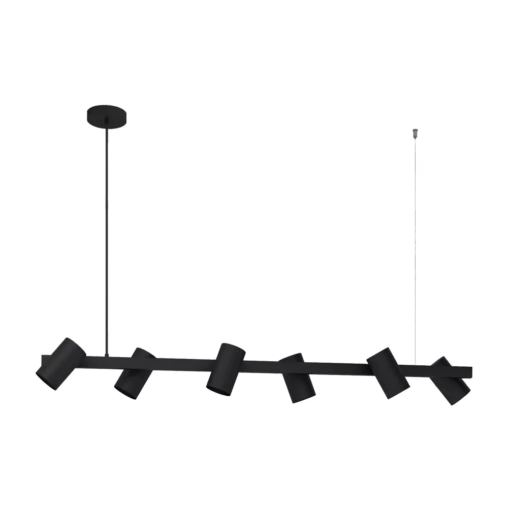 Pendente Montare Atria Plus 5L Dicroica MR16 1400x100x150mm 319140