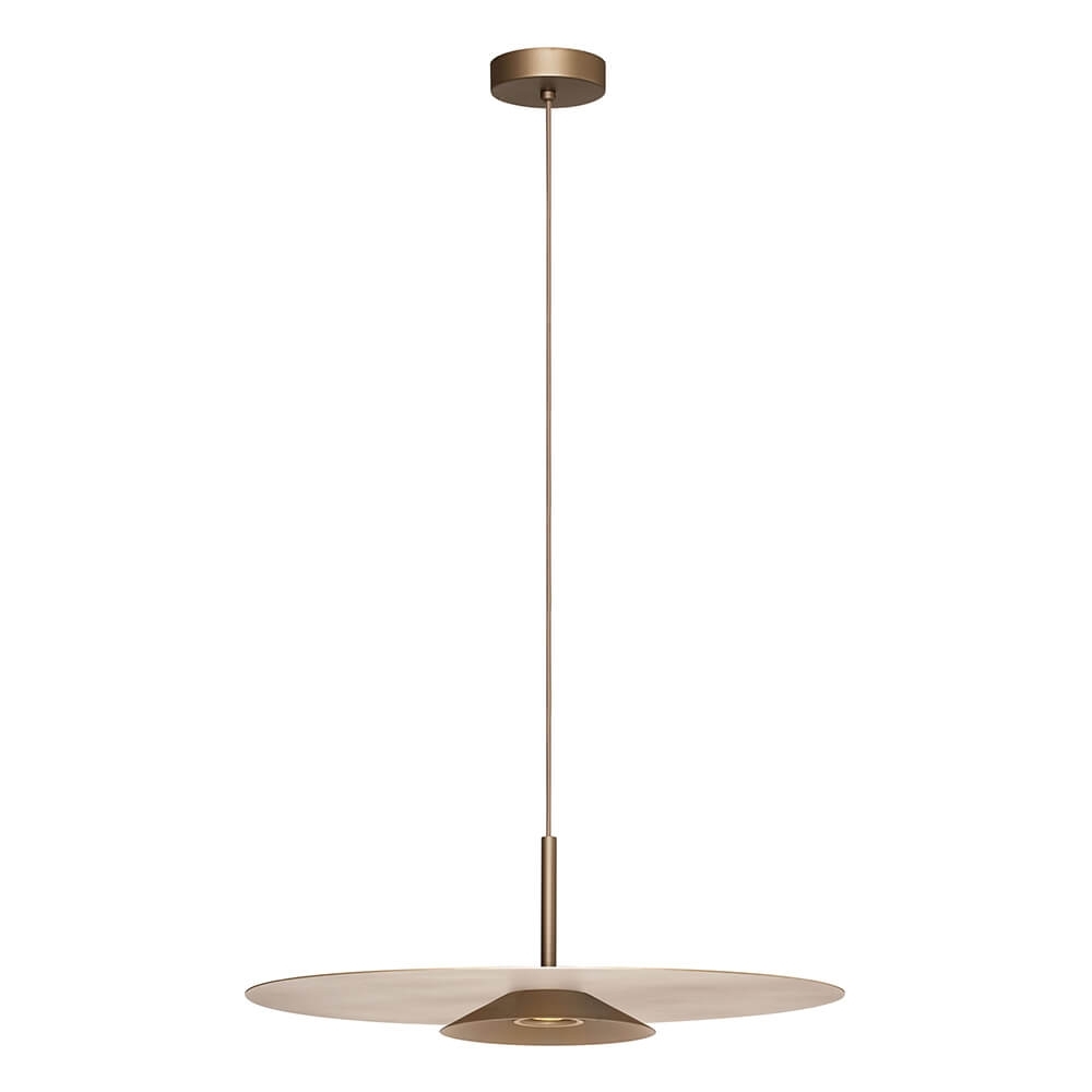 Pendente Newline Plié 7 watts Preto 2700K Ø600x600x40mm Bivolt PD02025LED27
