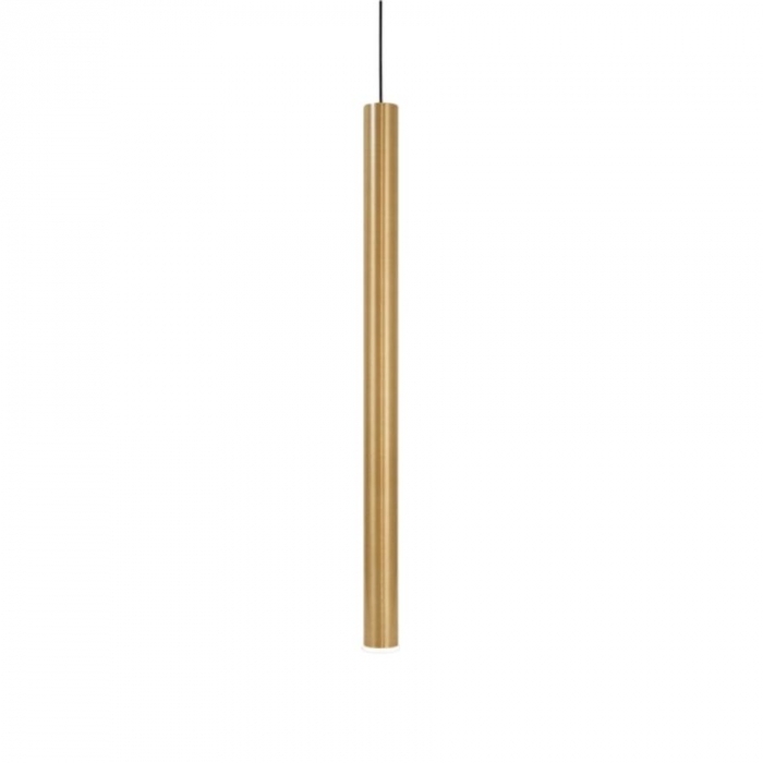 Pendente TKS Pipe Slim S Dourado 1L G9 Ø25x400mm 1808