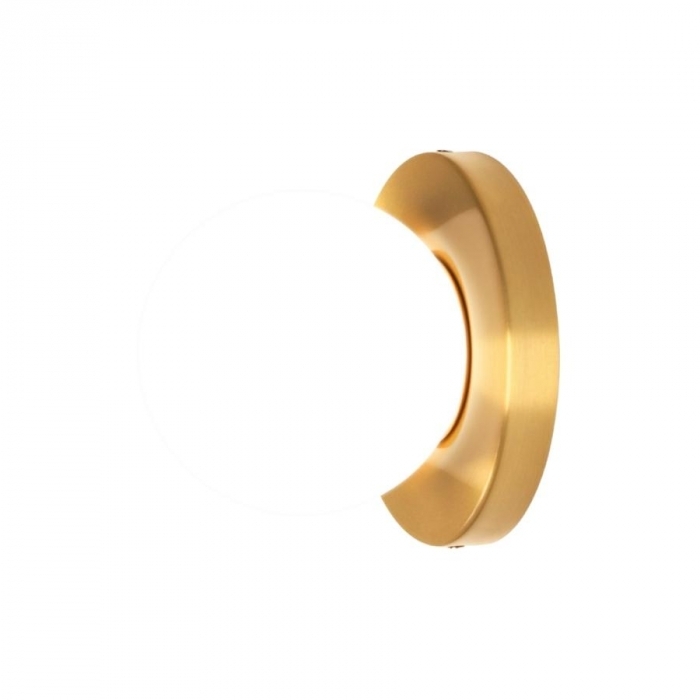 Arandela/Plafon TKS Kimo P Dourado Globo Ø100mm 1L G9 120x120x110mm 1017