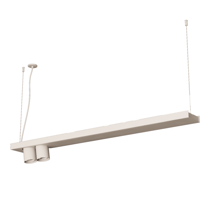Pendente Bella Itália Sann 01 3000K + 2L AR70 3000K 2000mm 902102042007