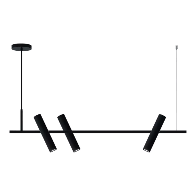 Pendente Montare Cetus Plus 3L Mini Dicroica MR11 1400x100x250mm 318140