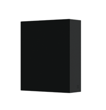 Arandela Stella Wall Plus Preto 2 Fachos Fechados Policarbonato 10 watts 3000K 2°|2° IP65 STL22735PTO/30