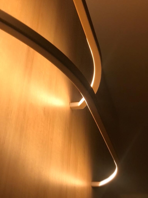 Arandela Bella Itália Arcool 18 watts 12V 3000K sem Fonte 150X1000mm 9015030300 