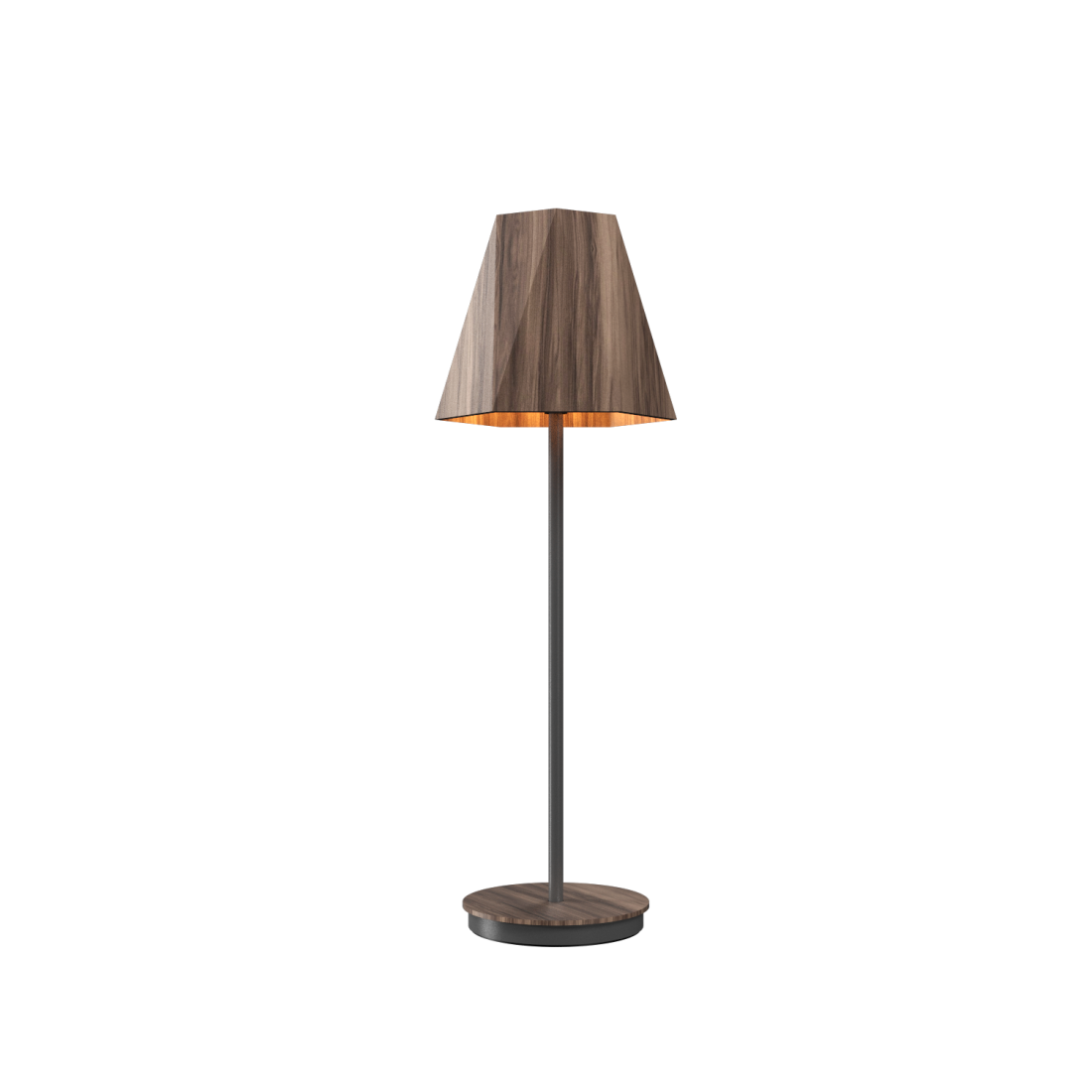 Abajur Accord Facetado 1L E27 Ø200x760mm 7091