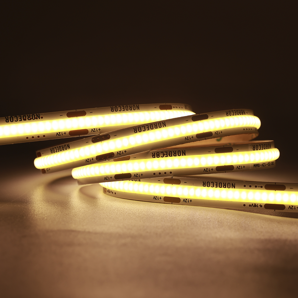 Fita LED Nordecor Cob 12w/mt 512 leds/mt IP20 8mm 12V 4000K (Rolo 50 metros) 7351