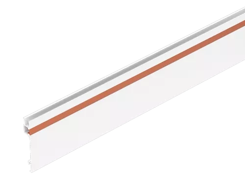 Perfil Powerlume Rodapé Iluminação Direta Alumínio 100x15mm RDP-DI
