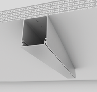 Sistema Linear Sobrepor Newline New Fit40 2000x40x50mm SS40200
