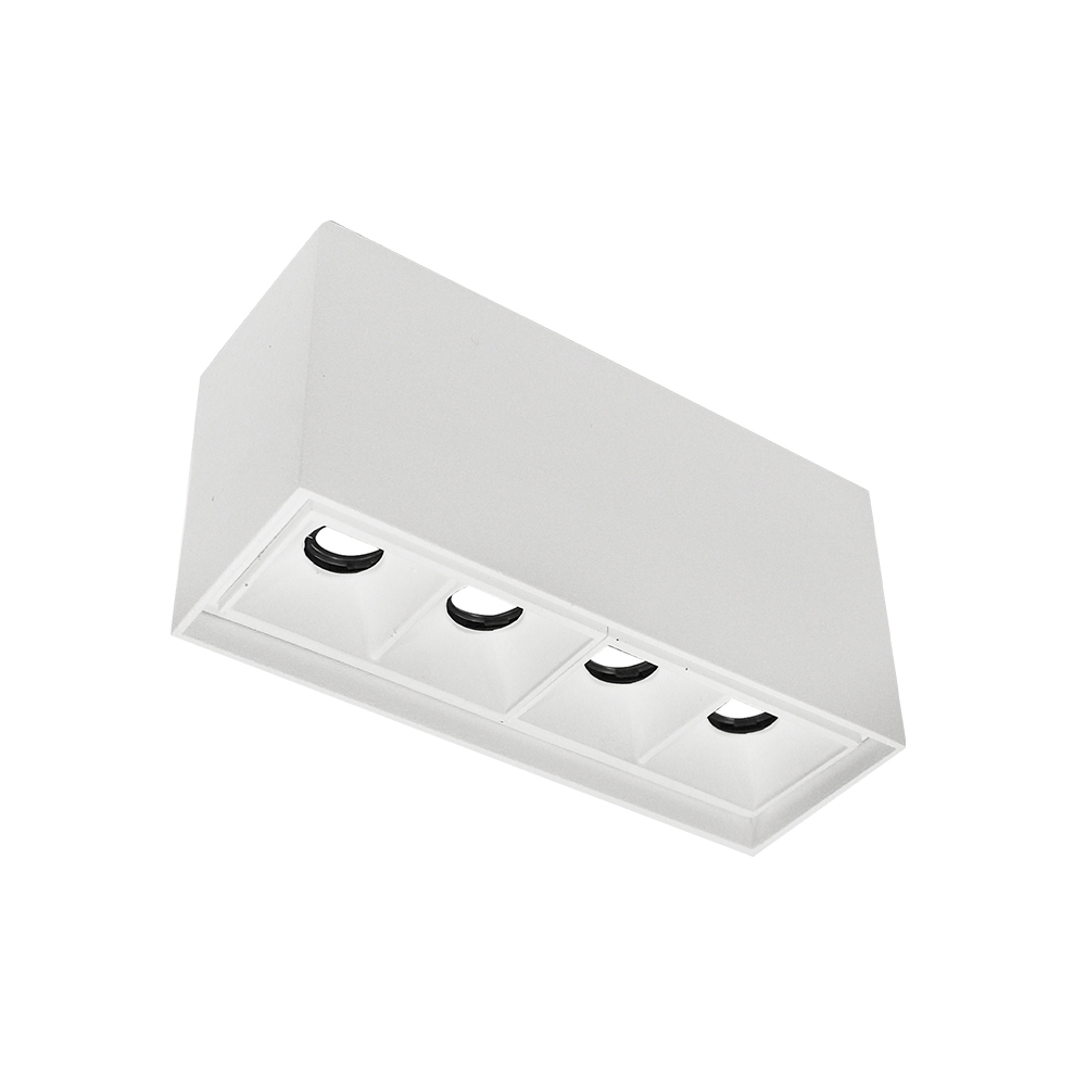 Plafon Newline Pixel 4 Focos 8 watts 10° 2700K Bivolt 120x40x60mm PL03029LED27