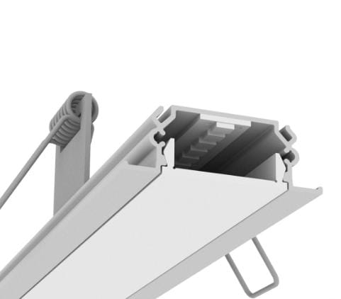 Perfil Newline Embutir Fit25 Slim para Fita de Led 1000x40x30mm SCPE23100