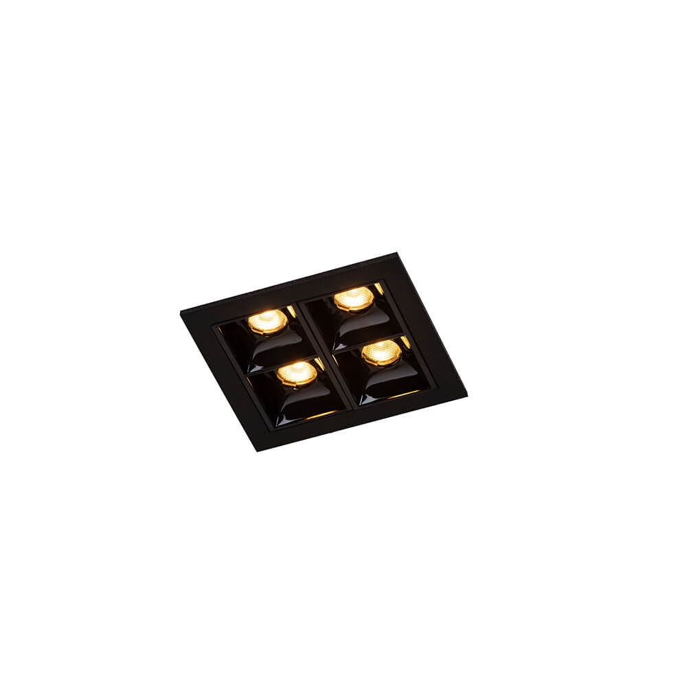 Embutido Newline Pixel 4 Focos 8 watts 10° 2700K 75x70x40mm EM03032LED27