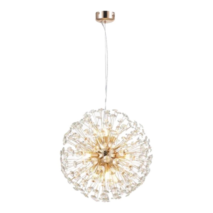 Pendente Astraled Buna Dourado Brilho 9L G9 Ø400mm PT-1044