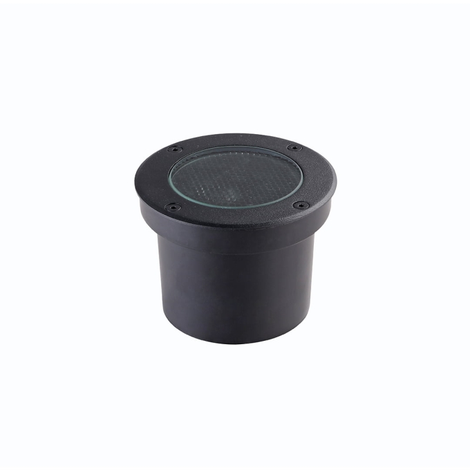 Embutido de Solo Nordecor Venna 15 watts 12° 3000K IP67 Preto Bivolt Ø120x87mm 6419