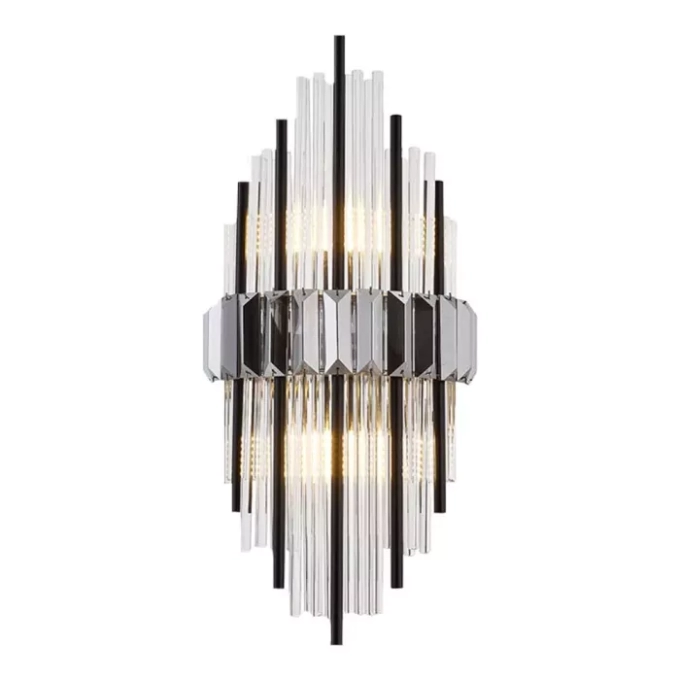 Arandela Astraled Led Rukbat Preto 2L G9 450mm AD-2022