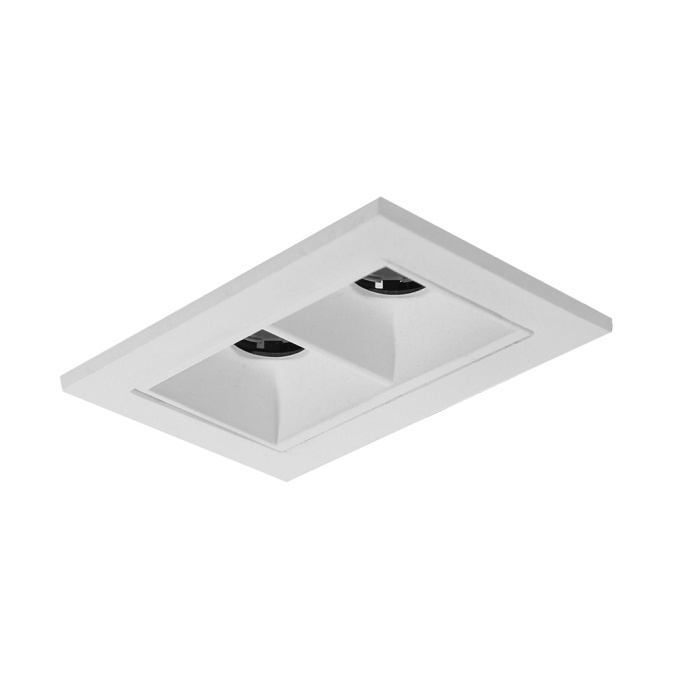Embutido Newline Pixel 2 Focos 4 watts 36° 2700K Bivolt 70x45x40mm EM03028LED27