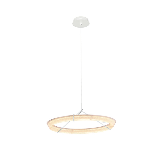 Pendente Nordecor Gise 28 watts 3000K Branco Ø560mm 2869