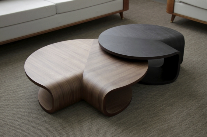 Mesa de Centro Accord Bloom Ø1000x240mm F1017