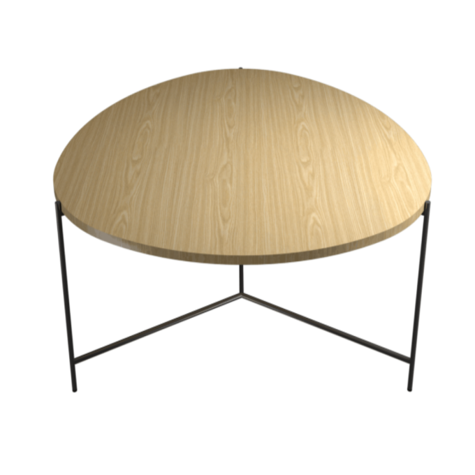 Mesa de Centro Accord Clean Ø1000x430mm F1039