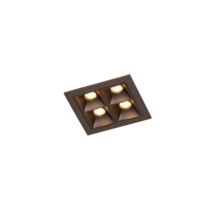 Embutido Newline Pixel 4 Focos 8 watts 36°  2700K 75x70x40mm EM03034LED27