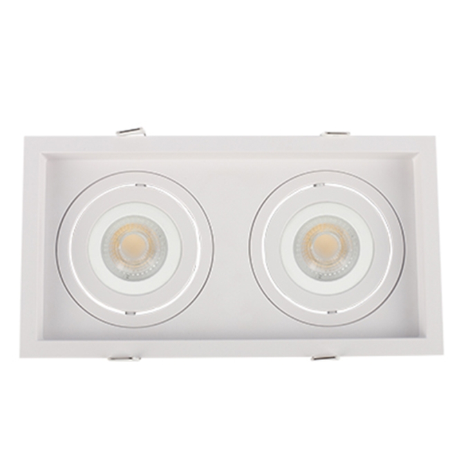 Spot Embutir Nordecor Flea Duo 2L PAR20 Branco 245x134mm 6333