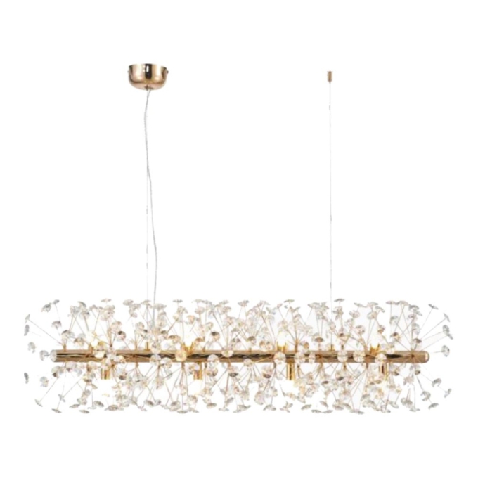 Pendente Astraled Buna Dourado Brilho 12L G9 330x900x330mm PT-1045