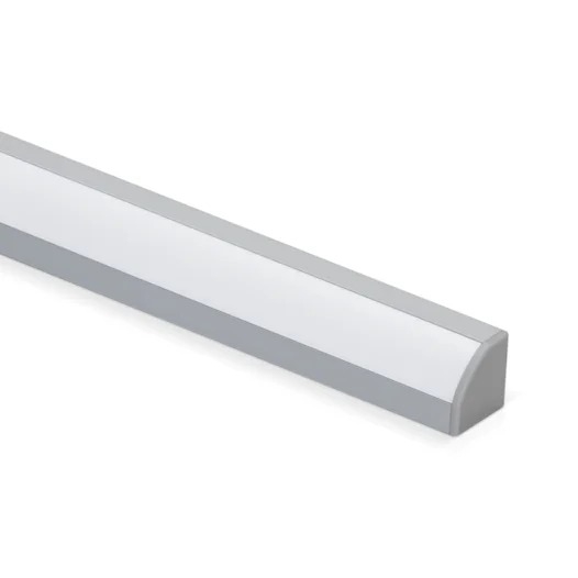 Perfil Newline Linear Sobrepor Fit15 Canto 45° 1500x23x23mm SPS12150