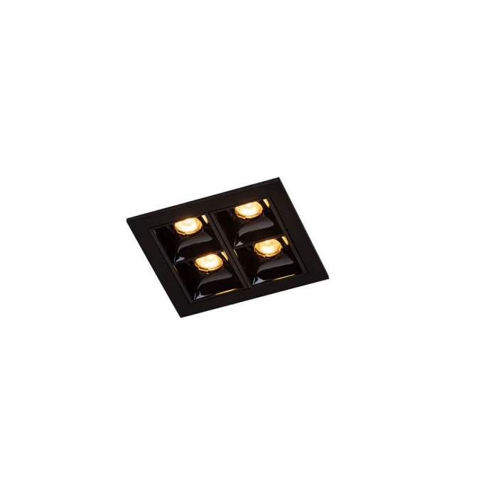 Embutido Newline Pixel 4 Focos 8 watts 36°  2700K 75x70x40mm EM03034LED27