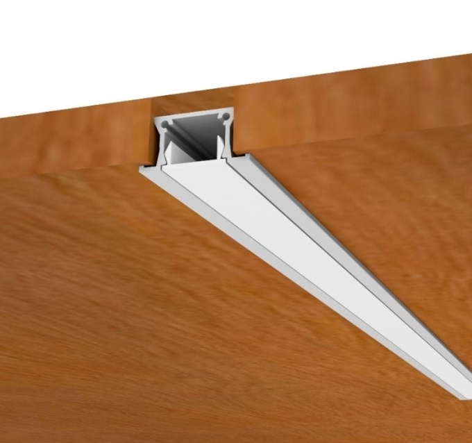 Perfil Linear Newline Embutir Fit15 Mobil 2000x25x13mm SCPE14200