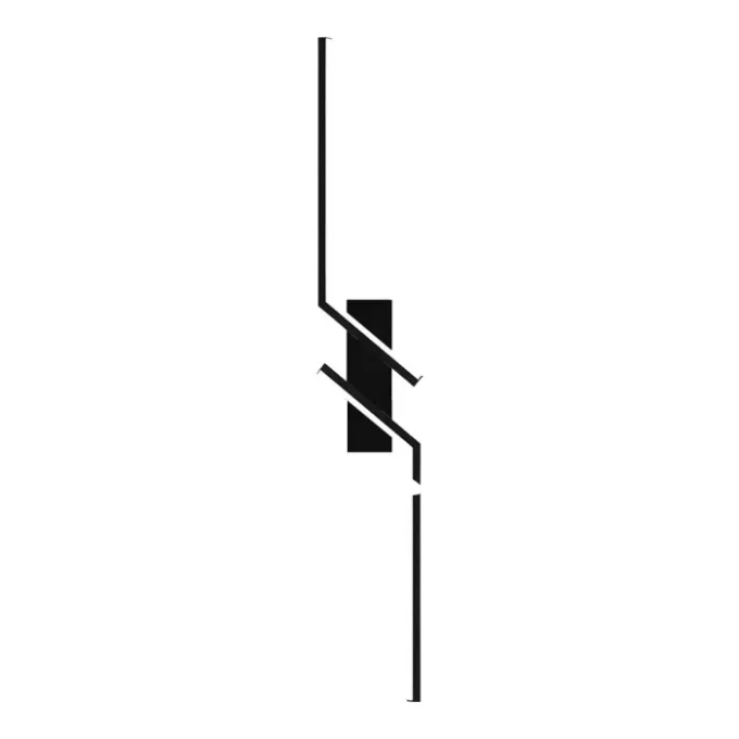 Arandela Montare Antares Duplo 8,5 watts 600x100x50mm 20460