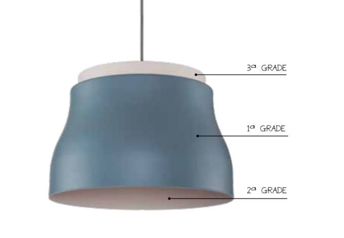 Pendente Newline Arua 1L E27 Ø220x200mm PD02015
