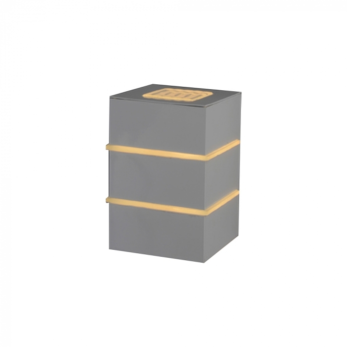 Arandela Ideal Flash Lente Sol Dois Frisos 1L G9 100x150x110mm  985-LS