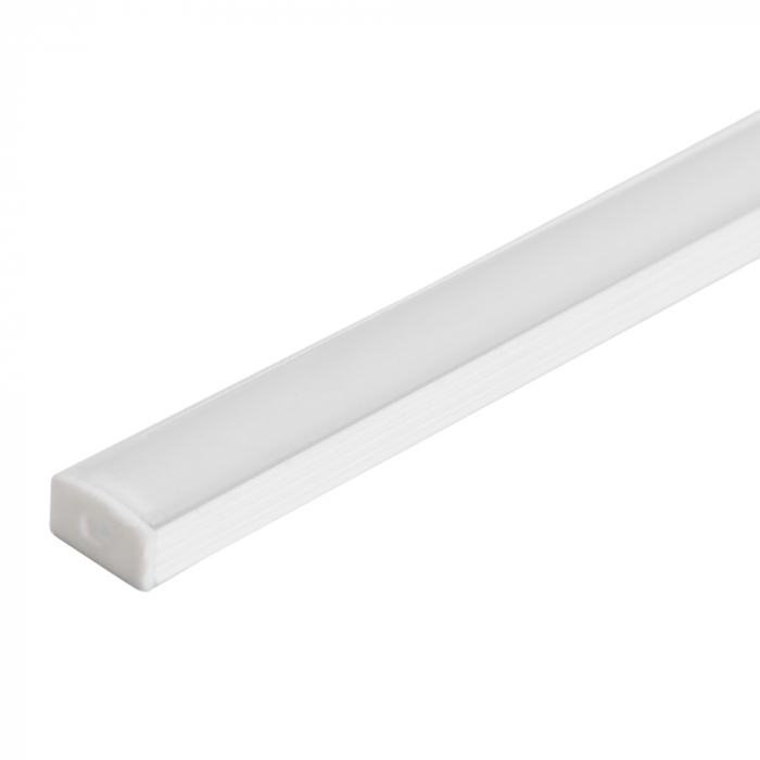 Perfil Sobrepor Nordecor 14x7mm Barra de 2 metros Branco 4294