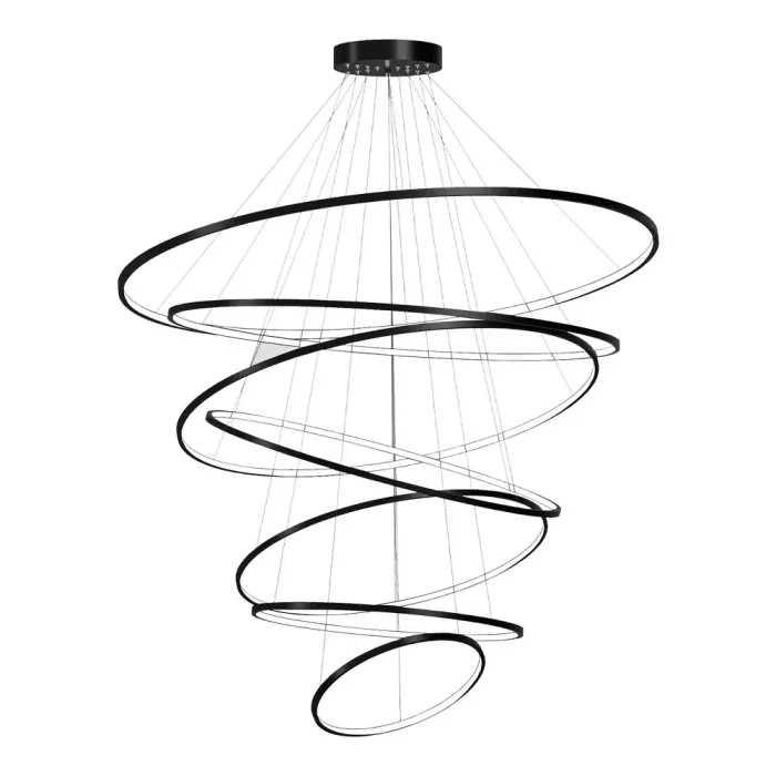 Pendente Montare Anello 7 Aros 175 watts Ø1000x900x800x700x600x500x400mm 134100