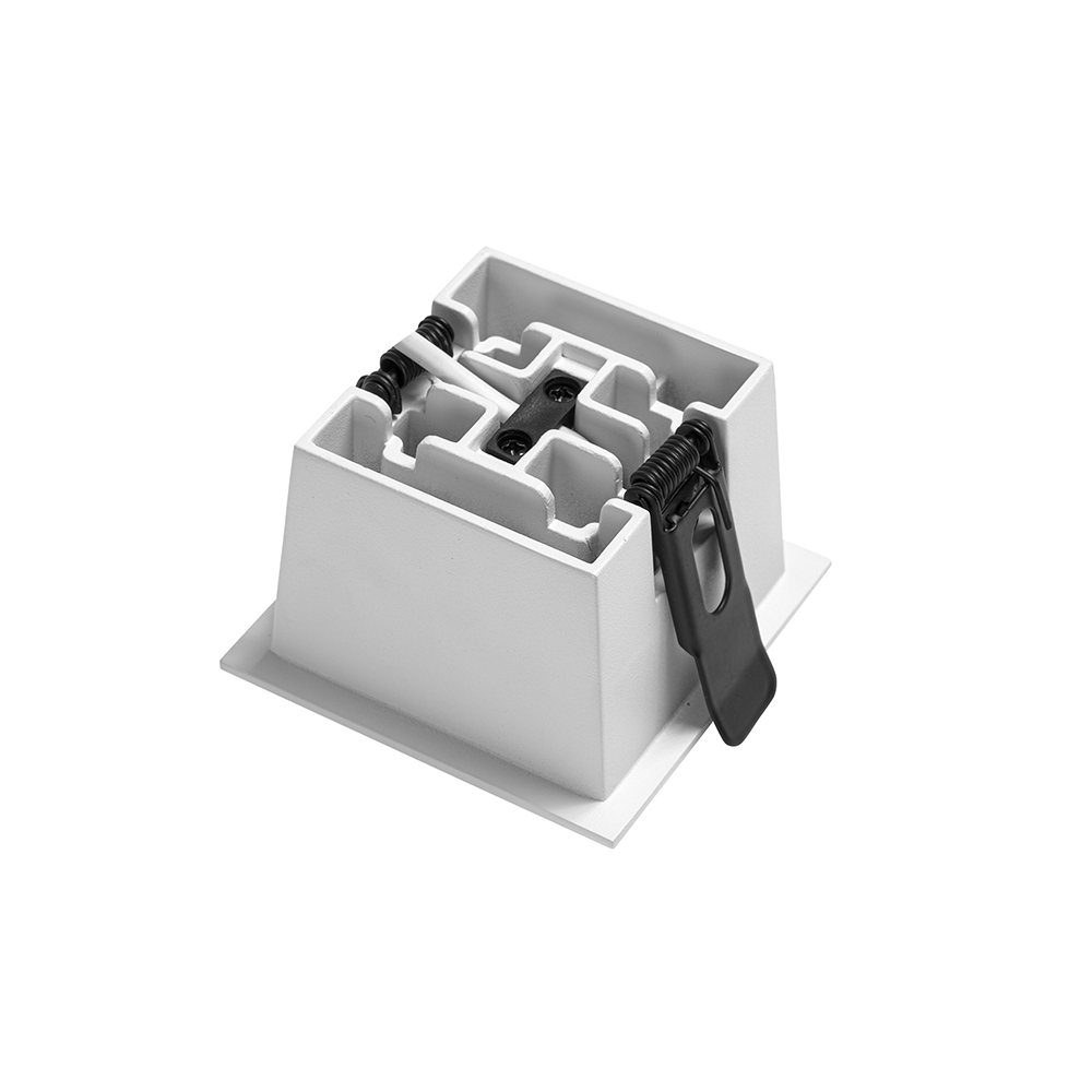 Embutido Nordecor Downlight Powerus 4 Focos 8 watts Branco 3000K IRC90 35° Bivolt 75x75x50mm 6732