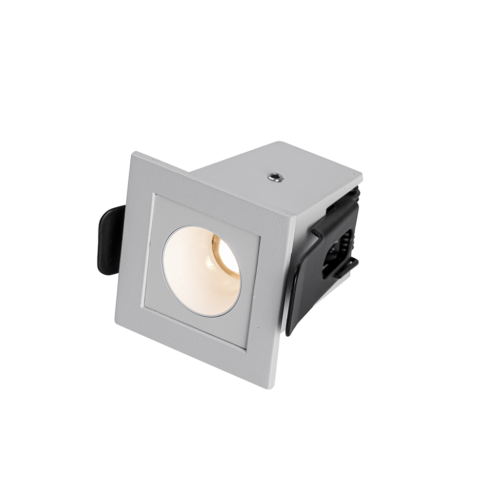 Embutido Nordecor Downlight Powerus Branco 2 watts 4000K IRC90 15° Bivolt 46x46x52mm 6780