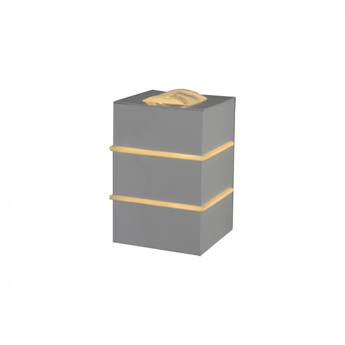 Arandela Ideal Flash Lente Sol Dois Frisos 1L G9 100x150x110mm 985-LL