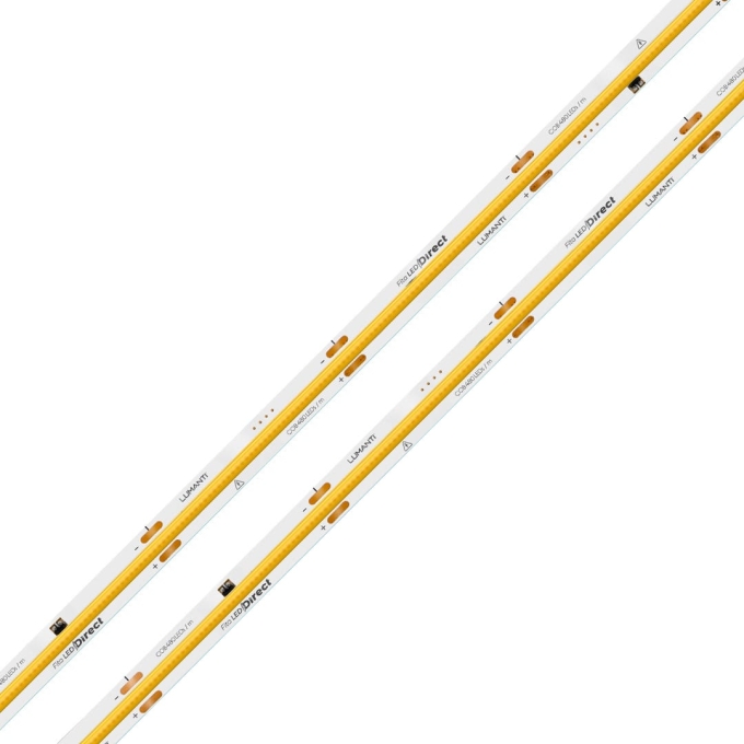 Fita LED Lumanti 15w/mt 480 leds COB IP33 8mm IRC80 Tensão de Rede 1500 lumens (Rolo 50 metros) FD33315R