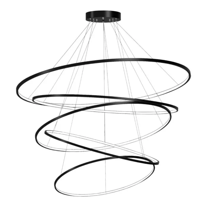 Pendente Montare Anello 5 Aros 140 watts Ø1000x900x800x700x600mm 133100