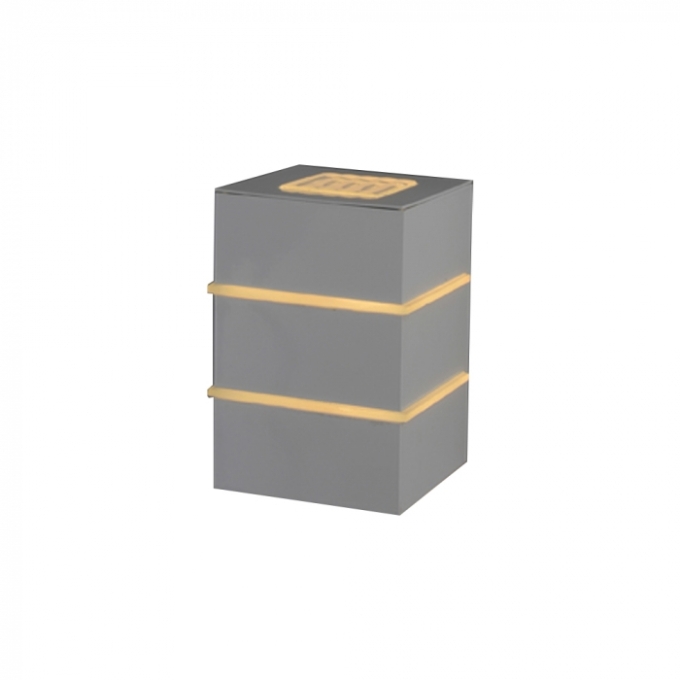 Arandela Ideal Flash Lente Sol Dois Frisos 1L G9 100x150x110mm  985-LS