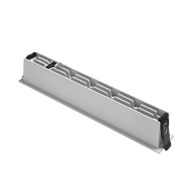Embutido Nordecor Downlight Powerus 10 Focos 20 watts Branco 4000K IRC90 24° Bivolt 280x45x50mm 6796