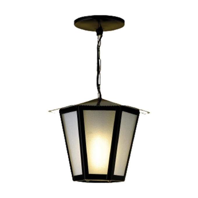 Pendente Ideal Colonial Alumínio e Termoplástico 1L E27 360X260X260mm LA-3-C
