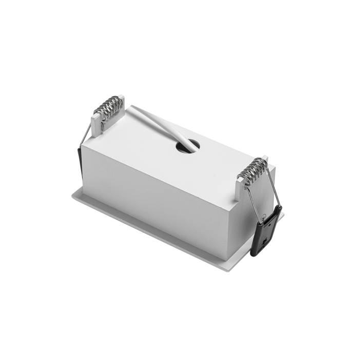 Embutido Nordecor Downlight Powerus Direcionável 3 Focos 6 watts Branco 3000K IRC90 35° Bivolt 100x44x52mm 6731